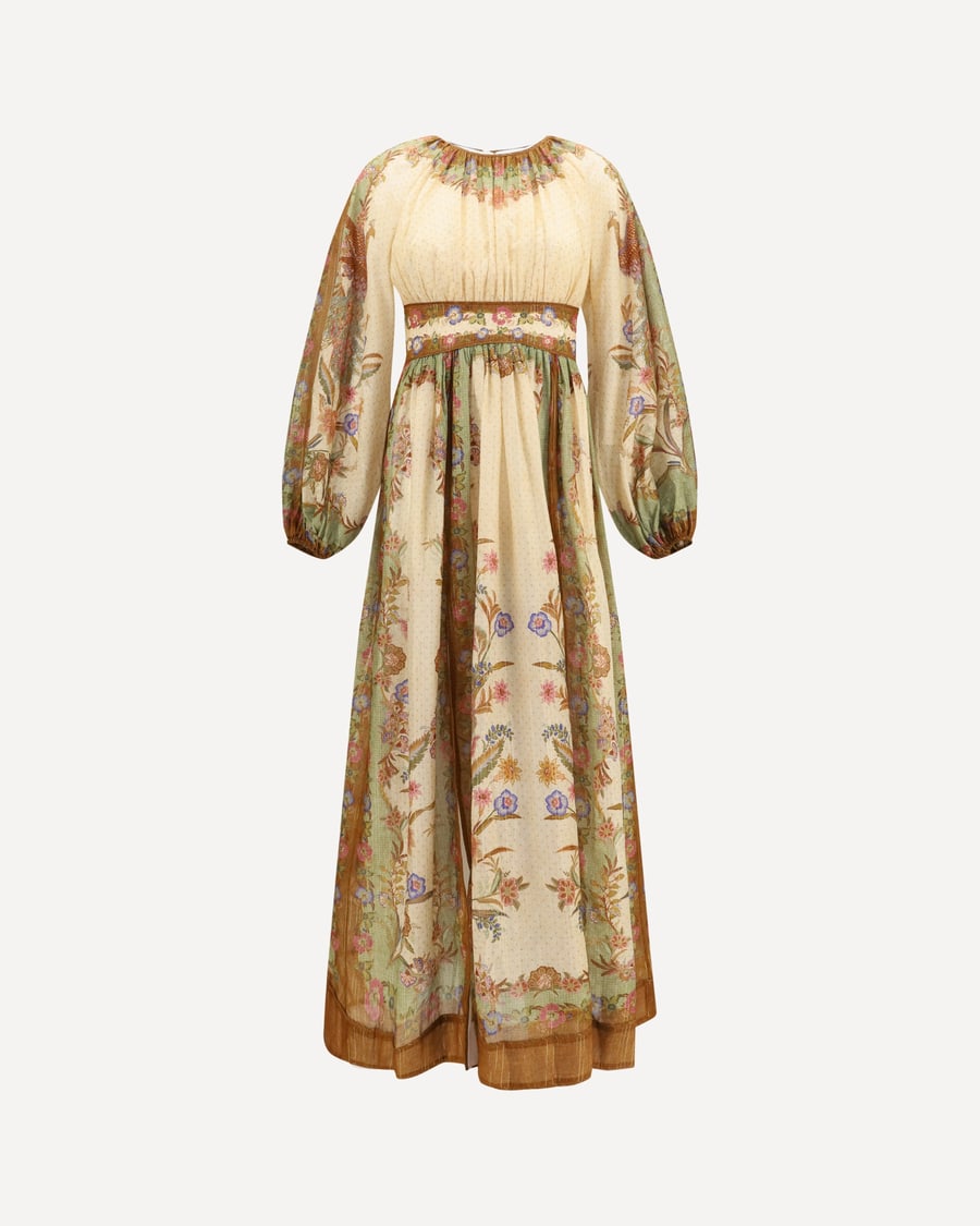 Zimmermann Indra elasticated waist maxi Dress, view 3