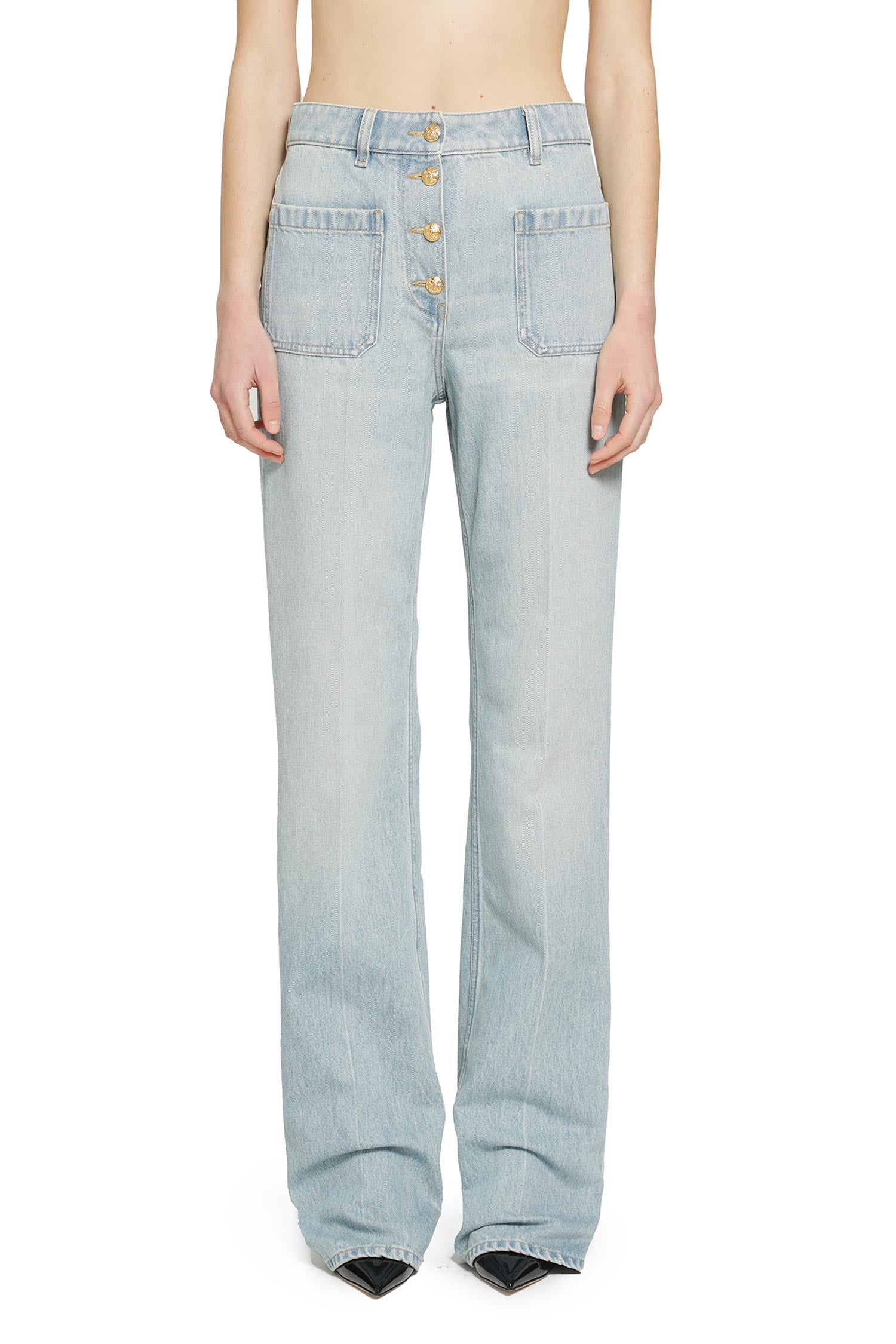VALENTINO Straight Leg Jeans, view 2
