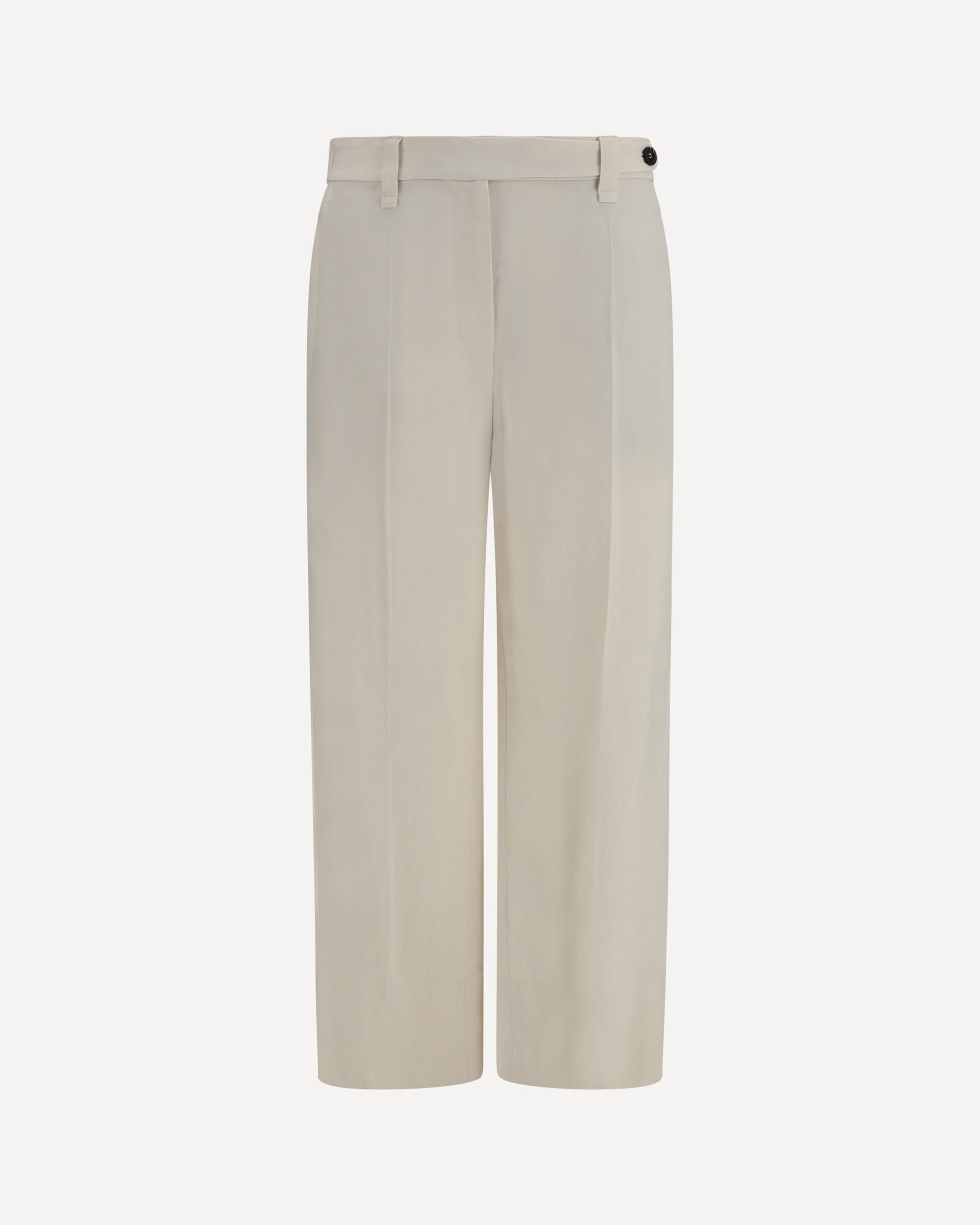 Brunello Cucinelli Cigarette Pants in fluid viscose and linen twill