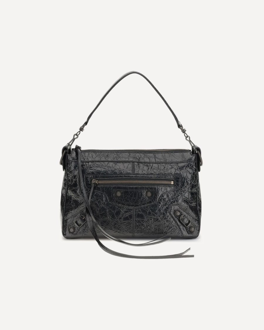 Balenciaga Le City Moto small Shoulder Bag, view 3