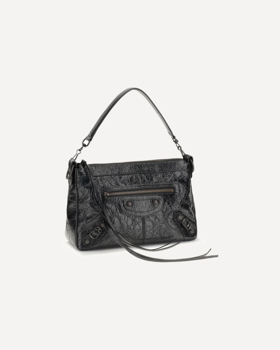 Balenciaga Le City Moto small Shoulder Bag, view 4