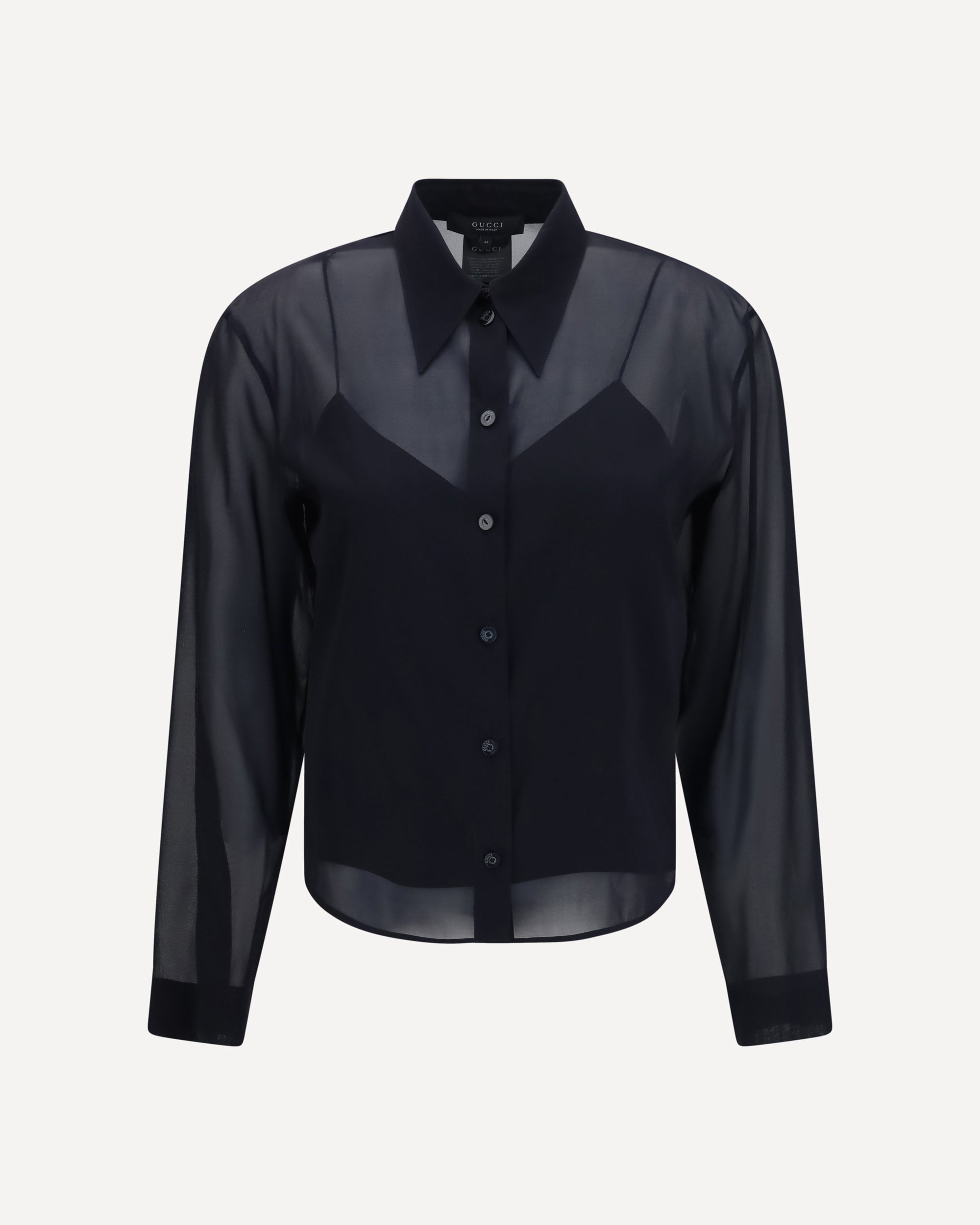 Gucci Stretch silk chiffon Shirt