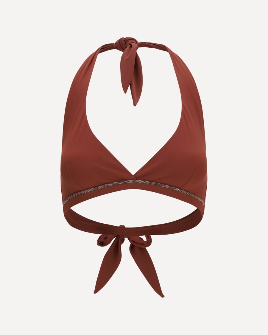 Brunello Cucinelli Triangle Bikini Top