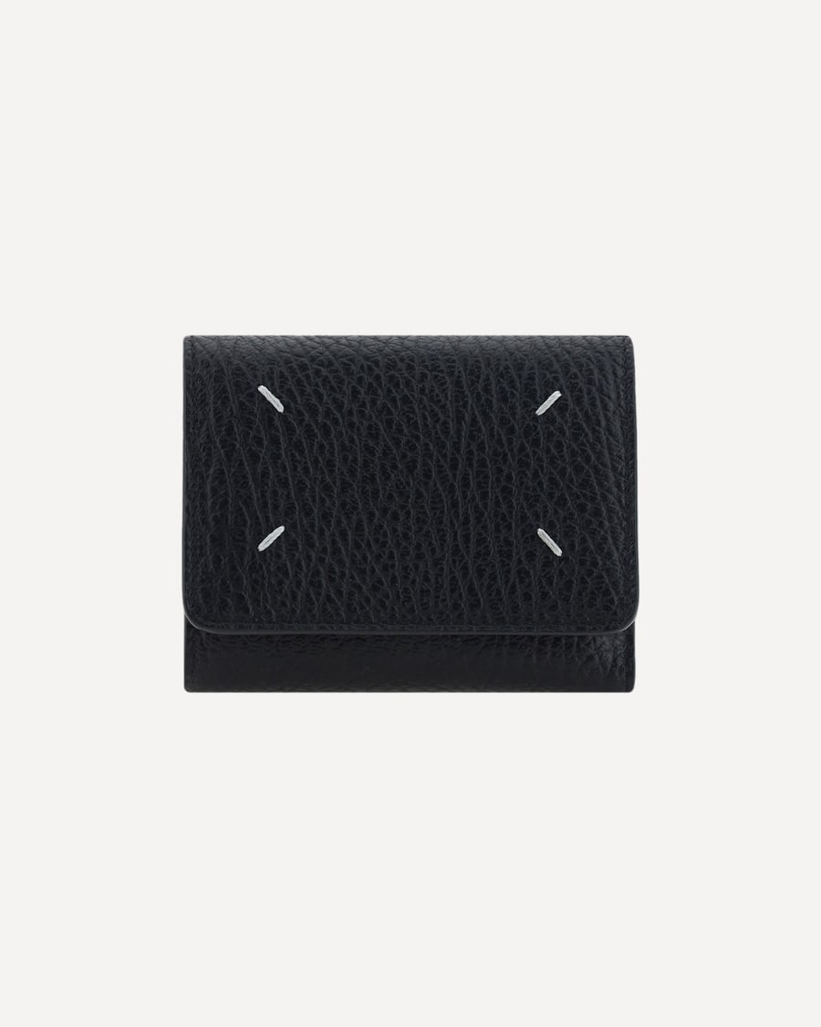 MARGIELA Grained leather Wallet, view 3
