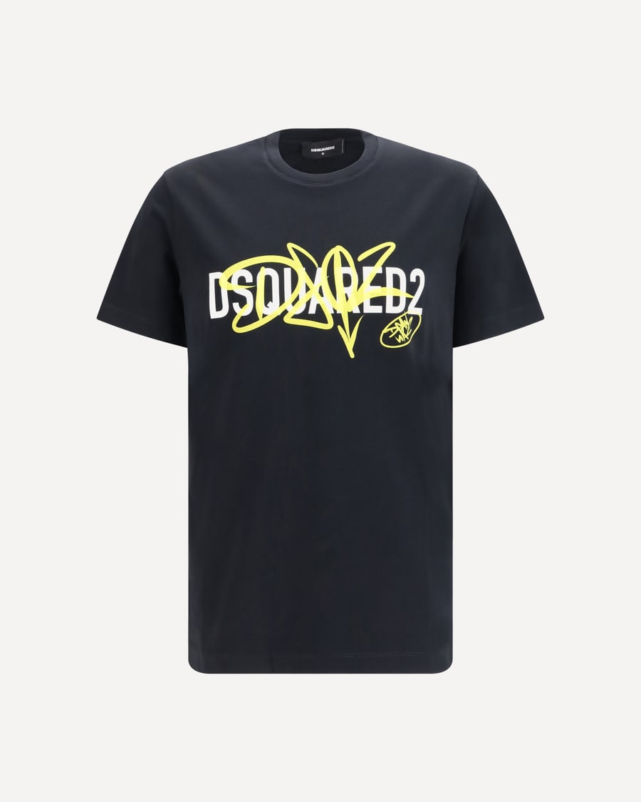 Dsquared2 Cotton printed T-shirt, view 3