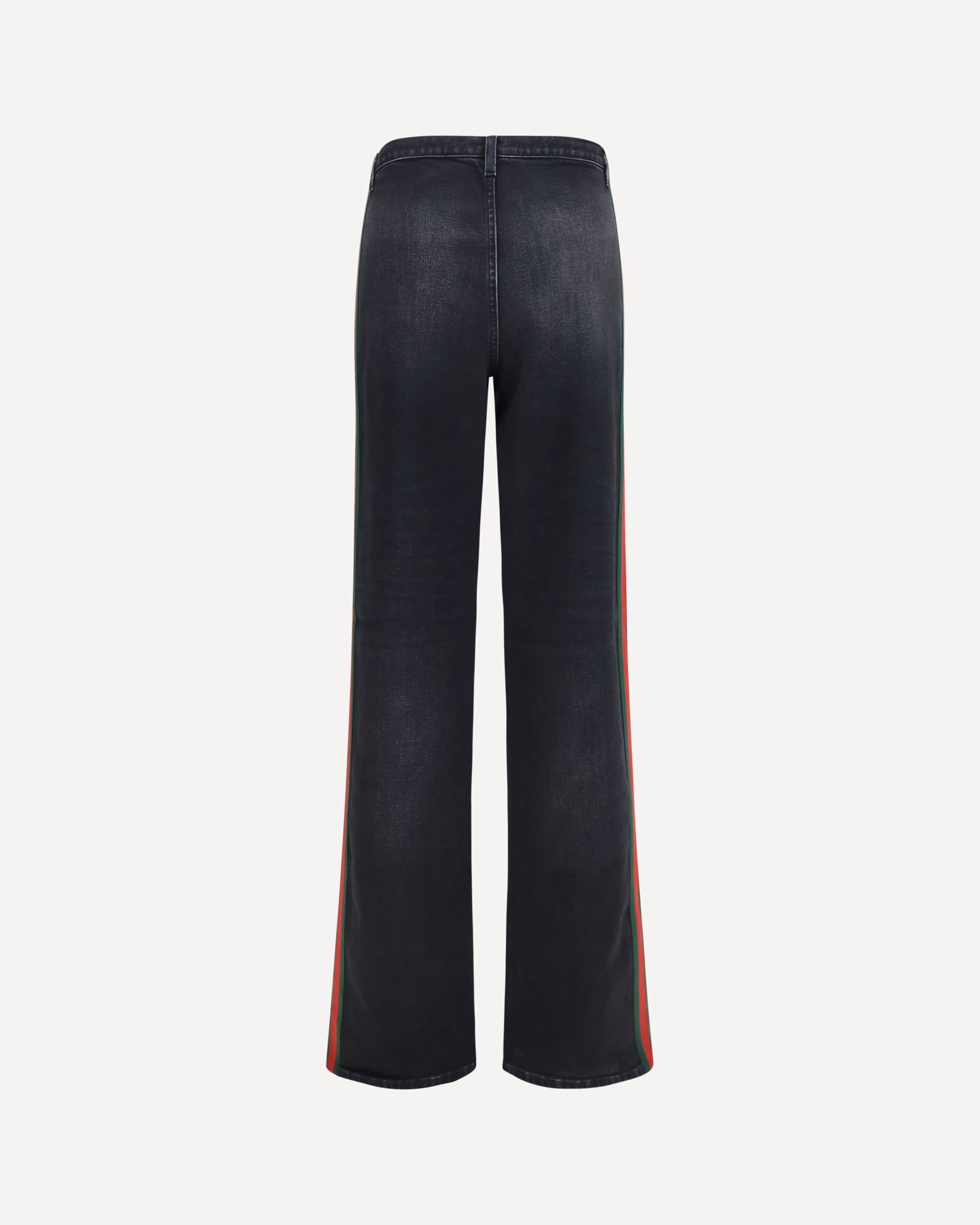 Gucci Stretch cotton Jeans with Web stripe, view 2