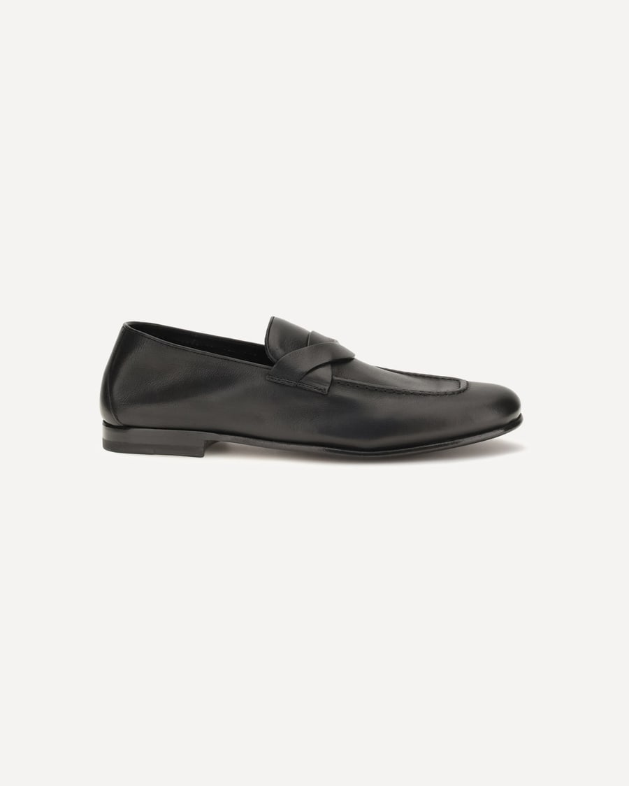 Tom Ford Gigi Loafers with woven strap, view 3