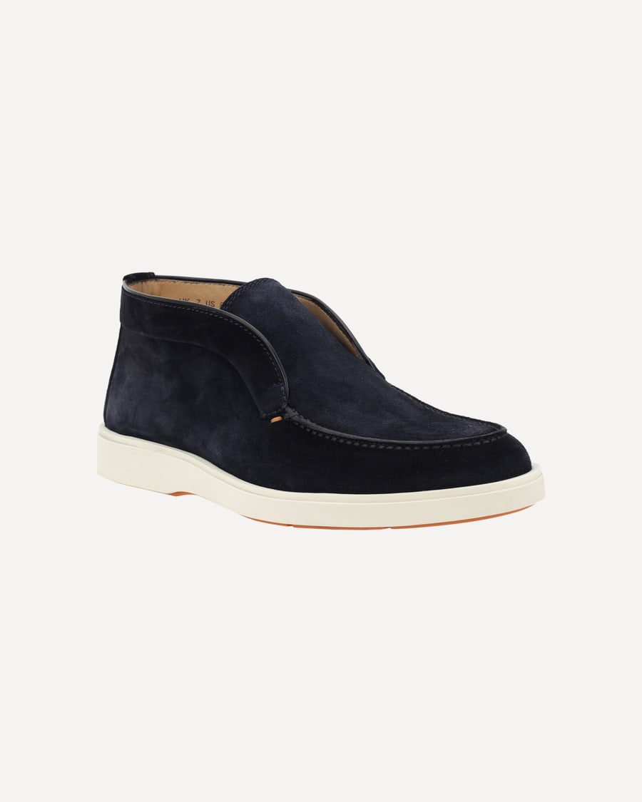 SANTONI Desert suede Ankle Boots, view 4
