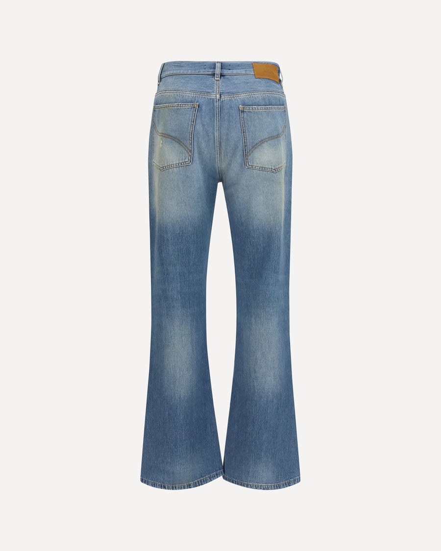 Amiri Slash flared distressed Jeans, view 2