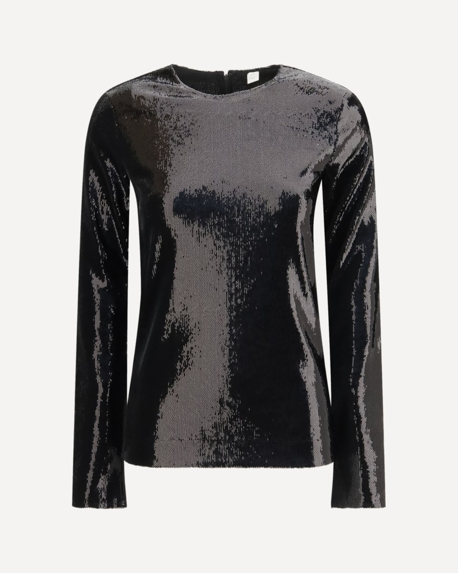 Toteme Long-sleeved sequin Top