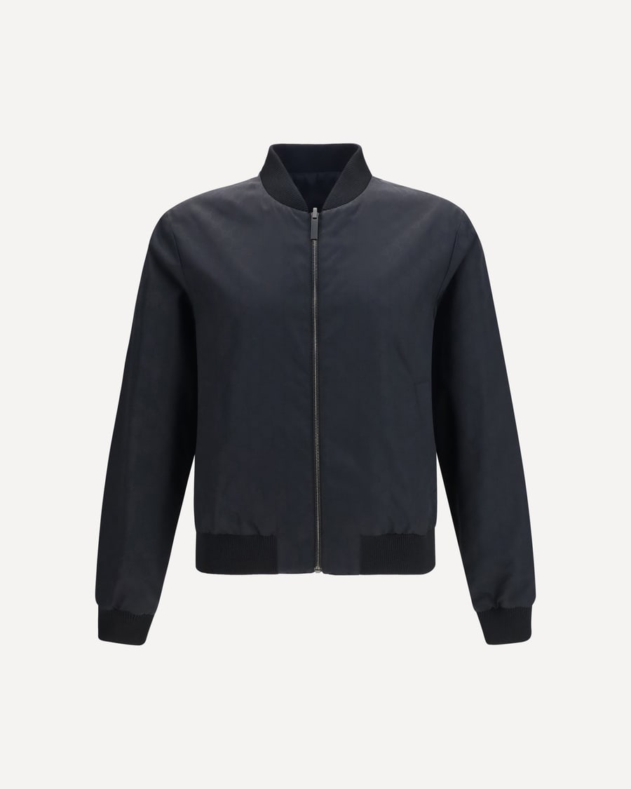 Gucci Reversible zip Jacket in lightweight silk faille