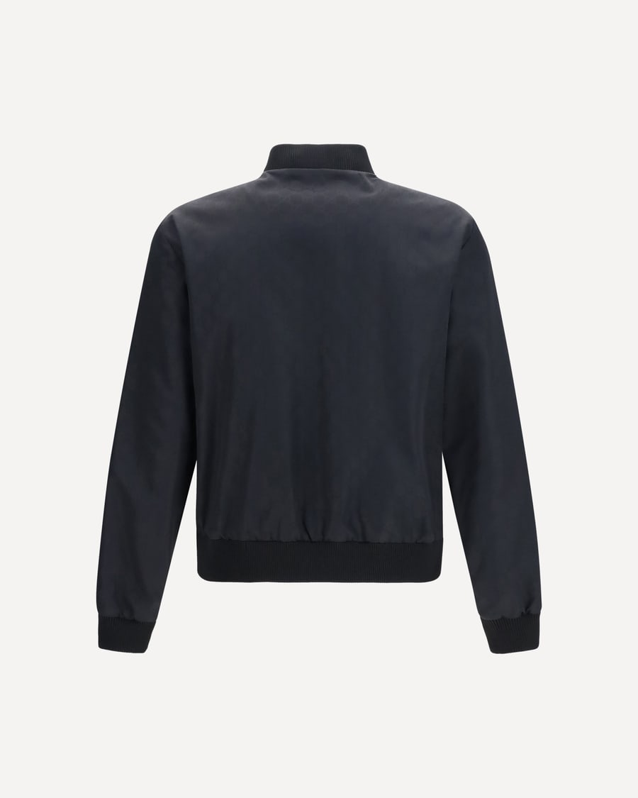 Gucci Reversible zip Jacket in lightweight silk faille, view 4