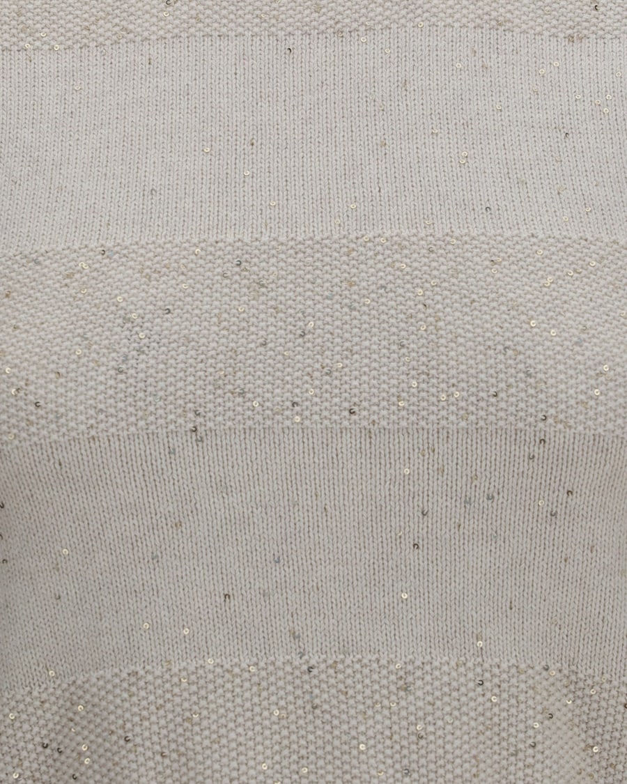Brunello Cucinelli Knit and sequin Vest, view 5