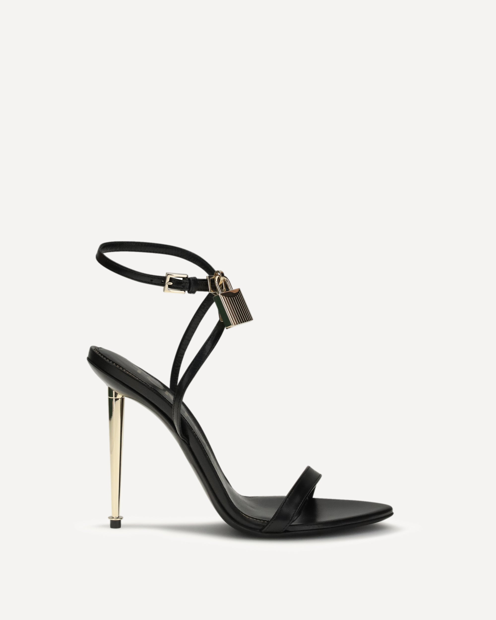 Tom Ford Padlock Pointy Naked heeled Sandals