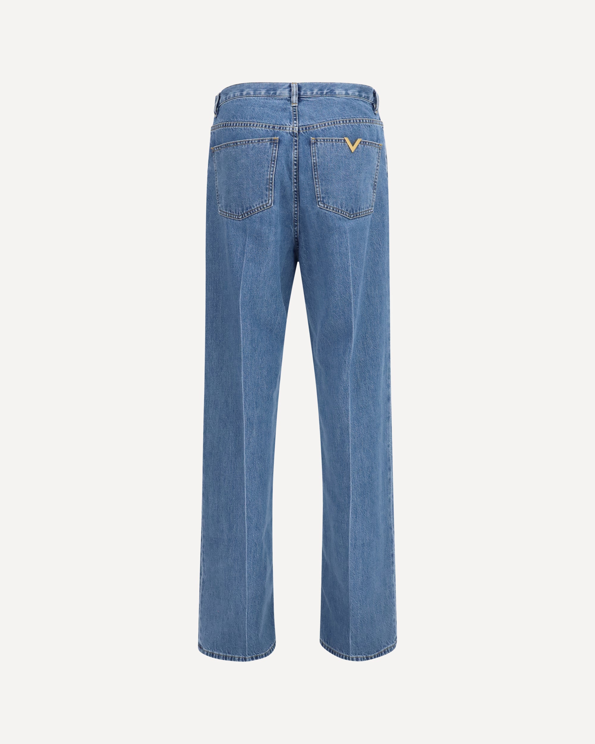 VALENTINO Straight-leg denim Jeans, view 2