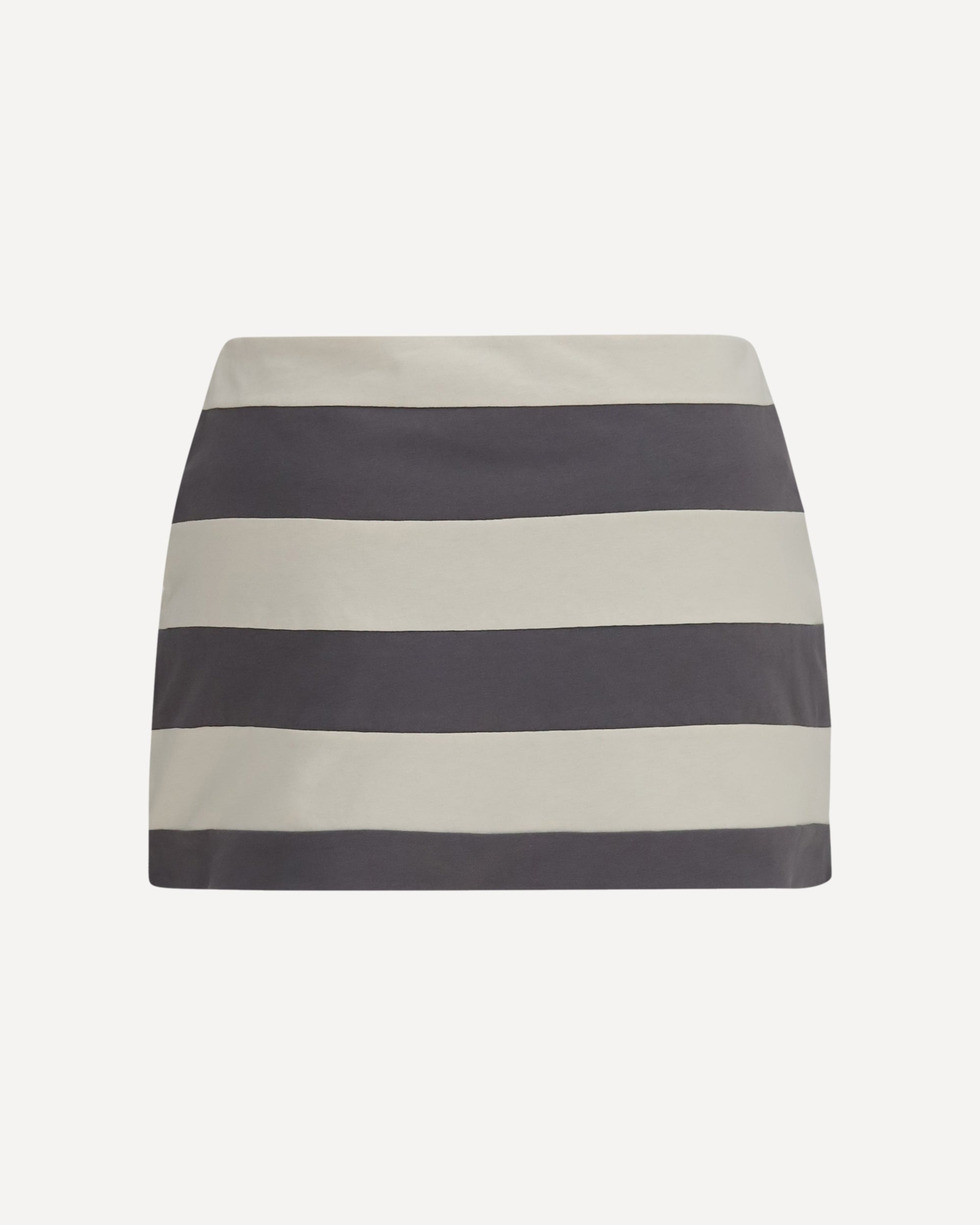 Miu Miu Striped cotton Mini Skirt, view 2