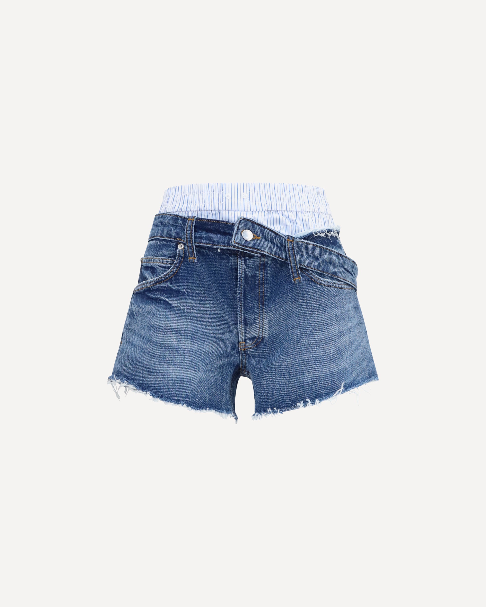 ALEXANDER WANG Denim Shorts with boxer detail