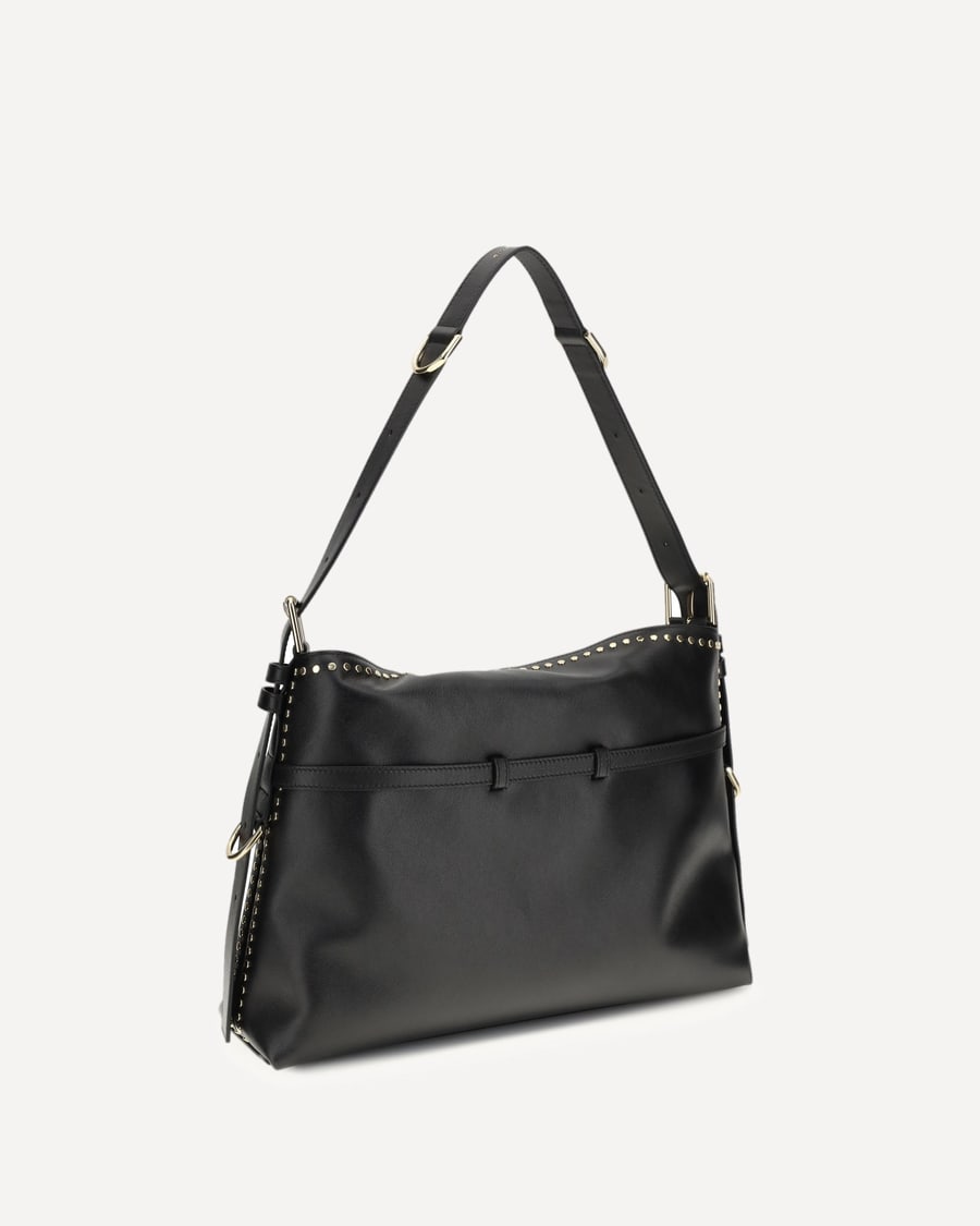 Givenchy Large Voyou Shoulder Bag in shiny leather, view 2