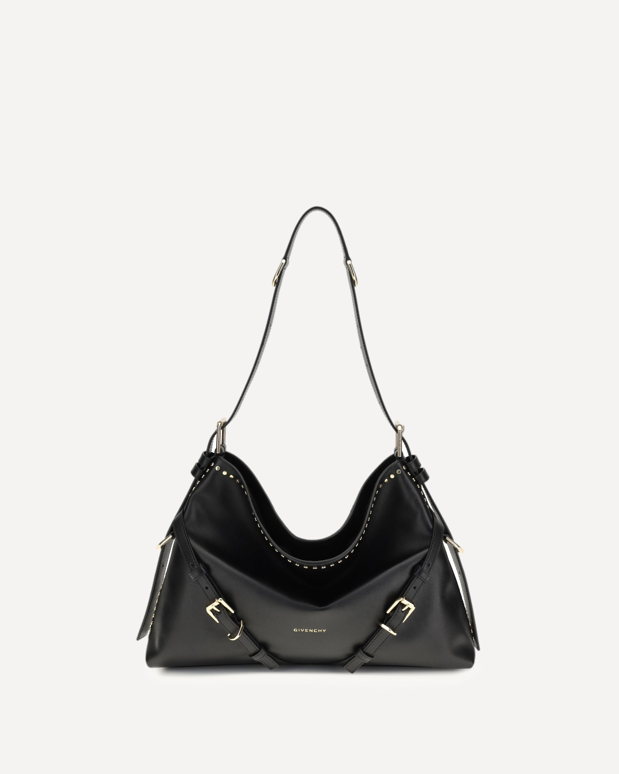 Givenchy Large Voyou Shoulder Bag in shiny leather