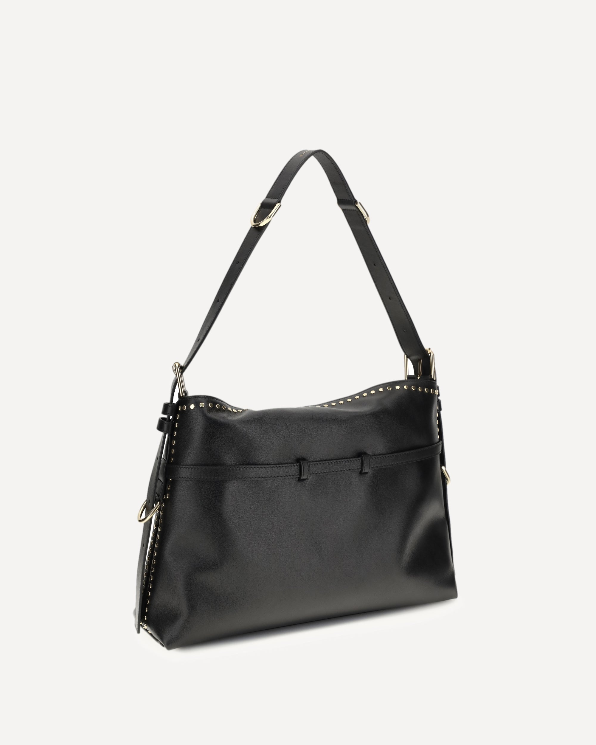 Givenchy Large Voyou Shoulder Bag in shiny leather, view 2
