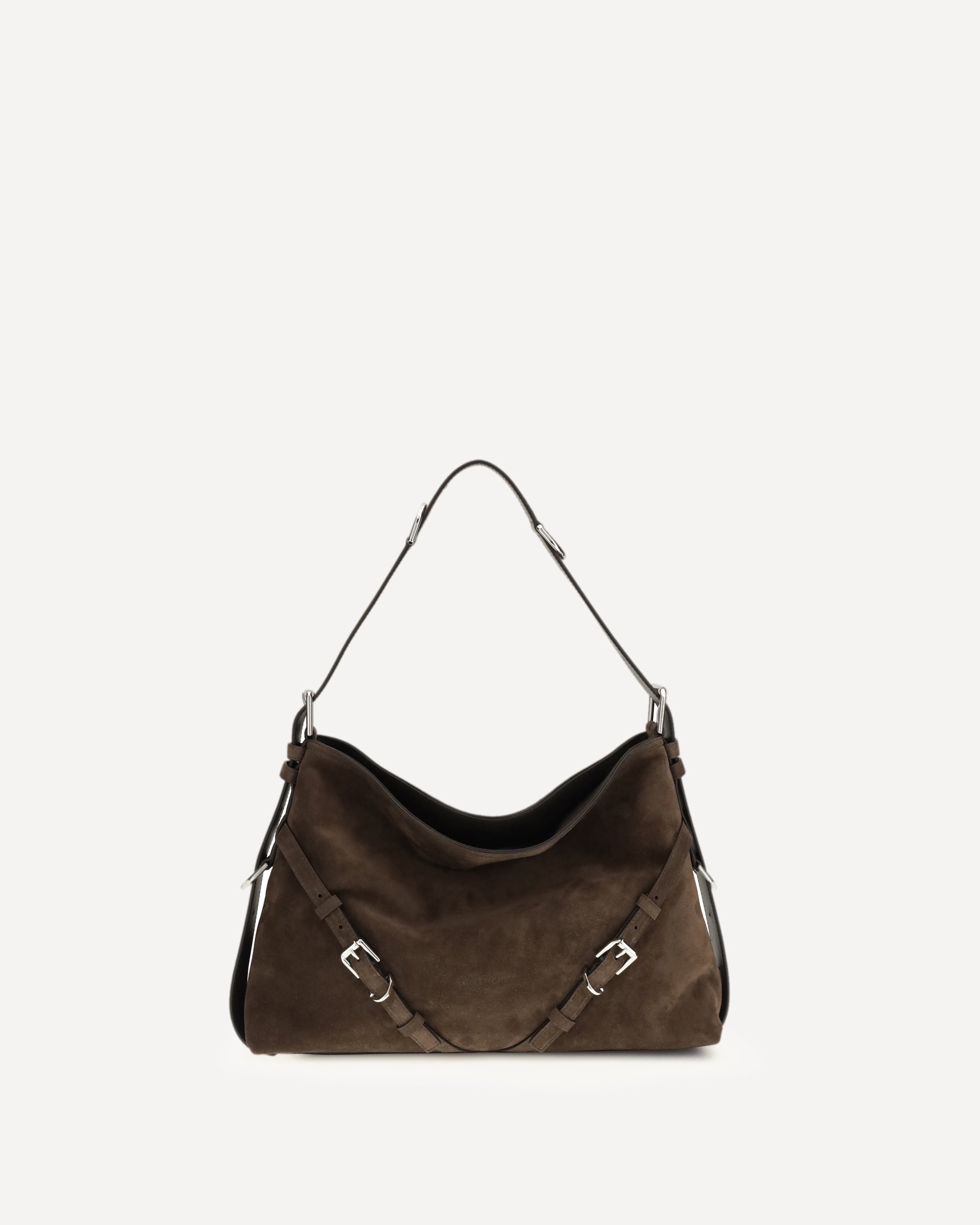 Givenchy Medium Voyou Shoulder Bag in glossy leather