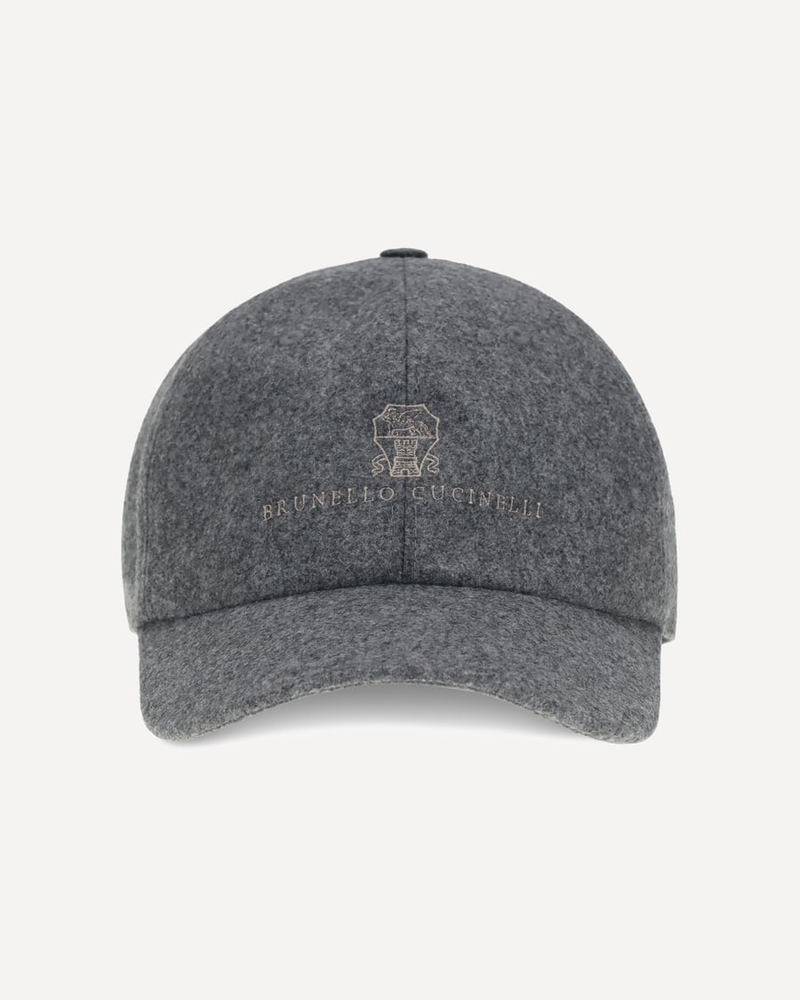 Brunello Cucinelli Logo Baseball Hat, view 3