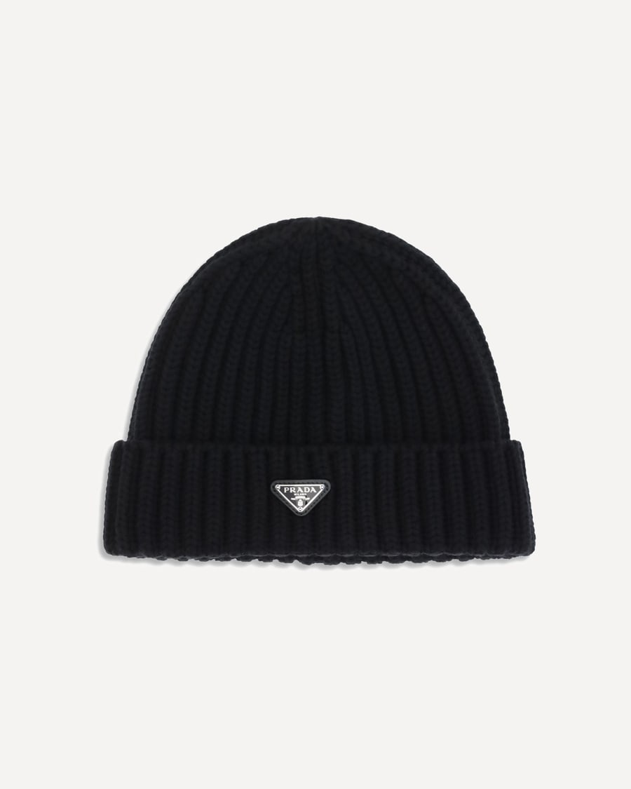 Prada Virgin wool Beanie Hat, view 3