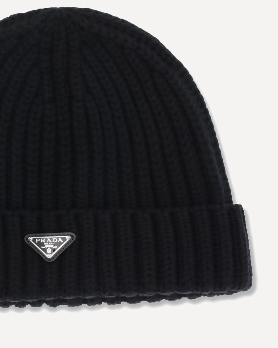 Prada Virgin wool Beanie Hat, view 5