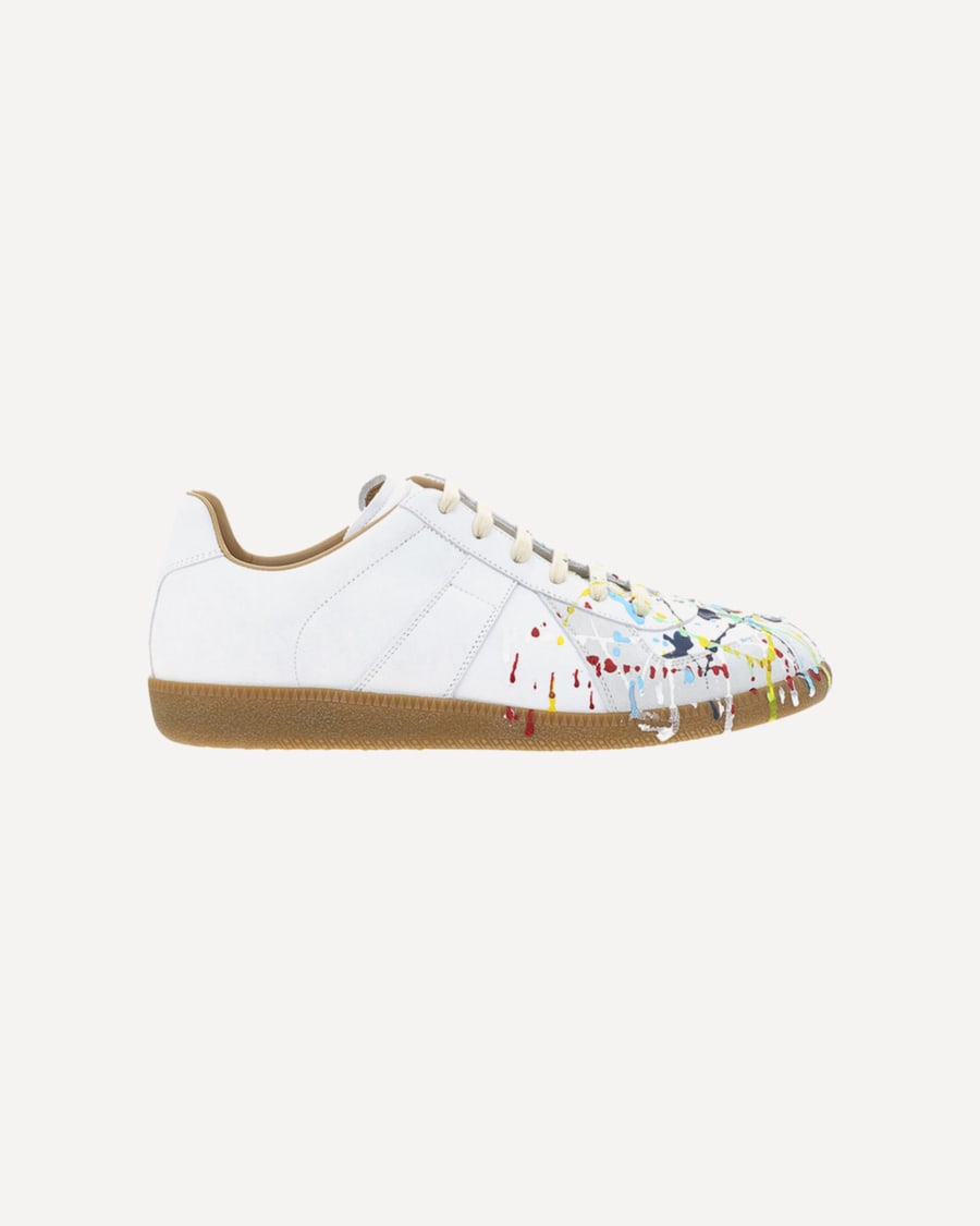MARGIELA Leather Sneakers, view 3