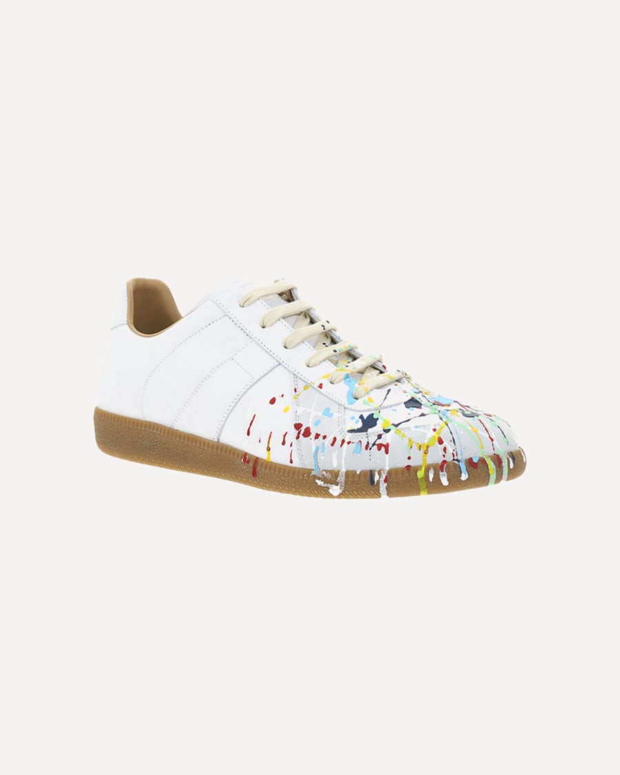 MARGIELA Leather Sneakers, view 4