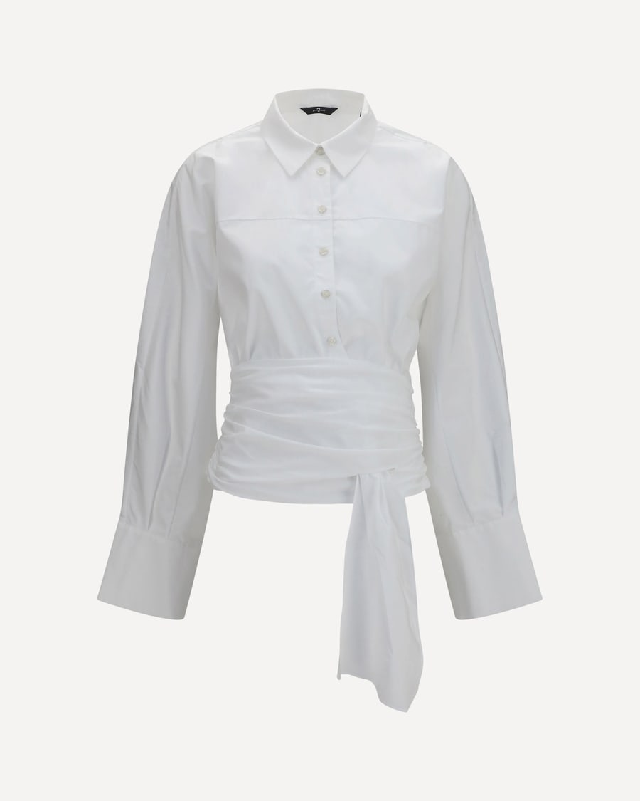 7FOR Waist-knot Shirt