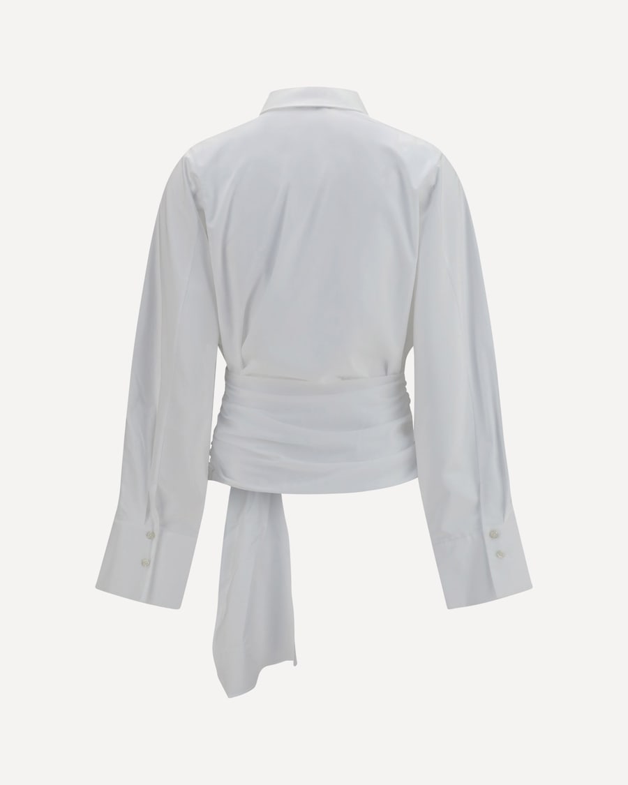 7FOR Waist-knot Shirt, view 4