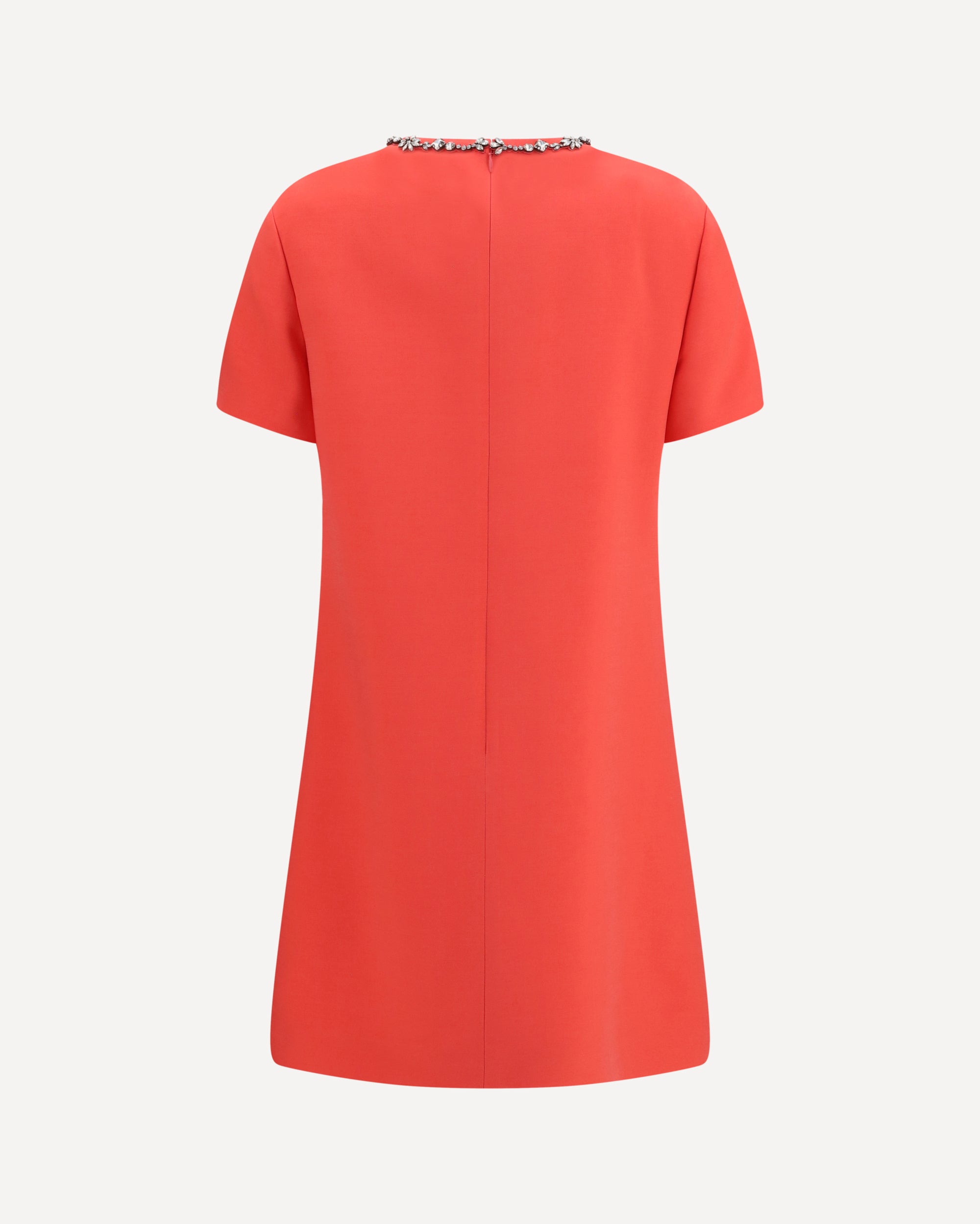 VALENTINO Embellished crew-neck Dress, view 2