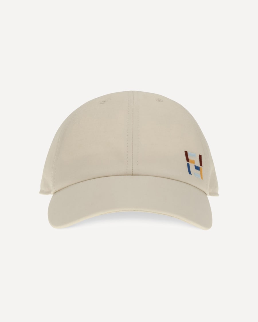 Fendi Baseball Cap with logo, view 3
