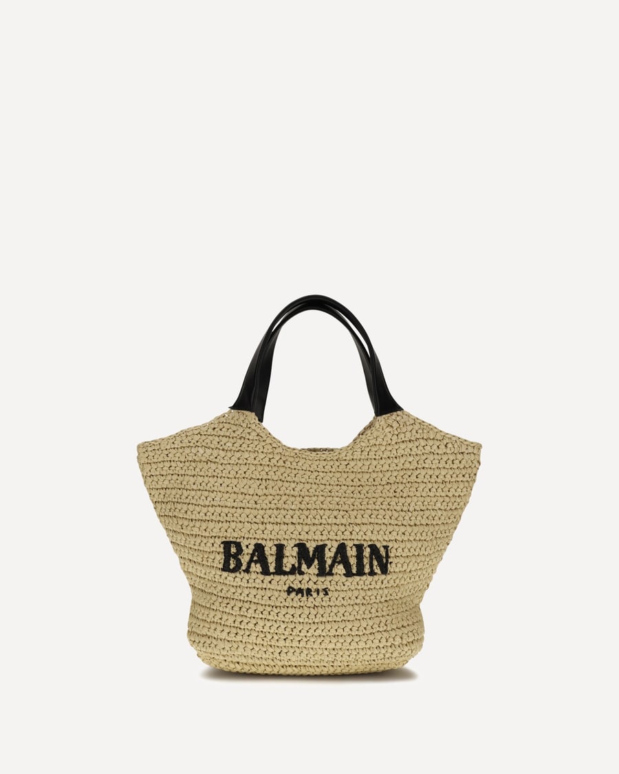 Balmain Mini crochet Tote Bag