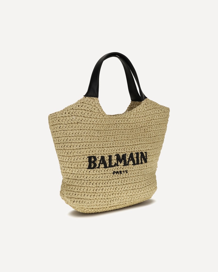 Balmain Mini crochet Tote Bag, view 4