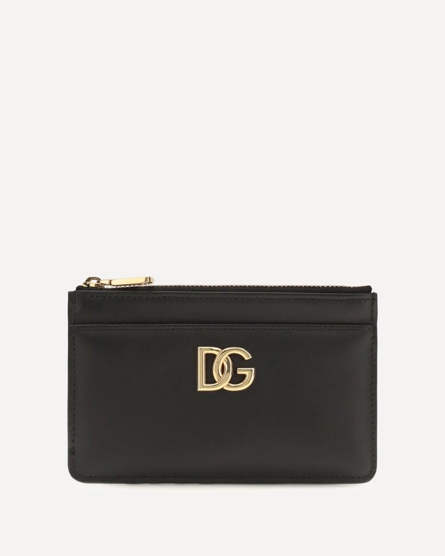 Dolce & Gabbana Leather Card Holder with logo