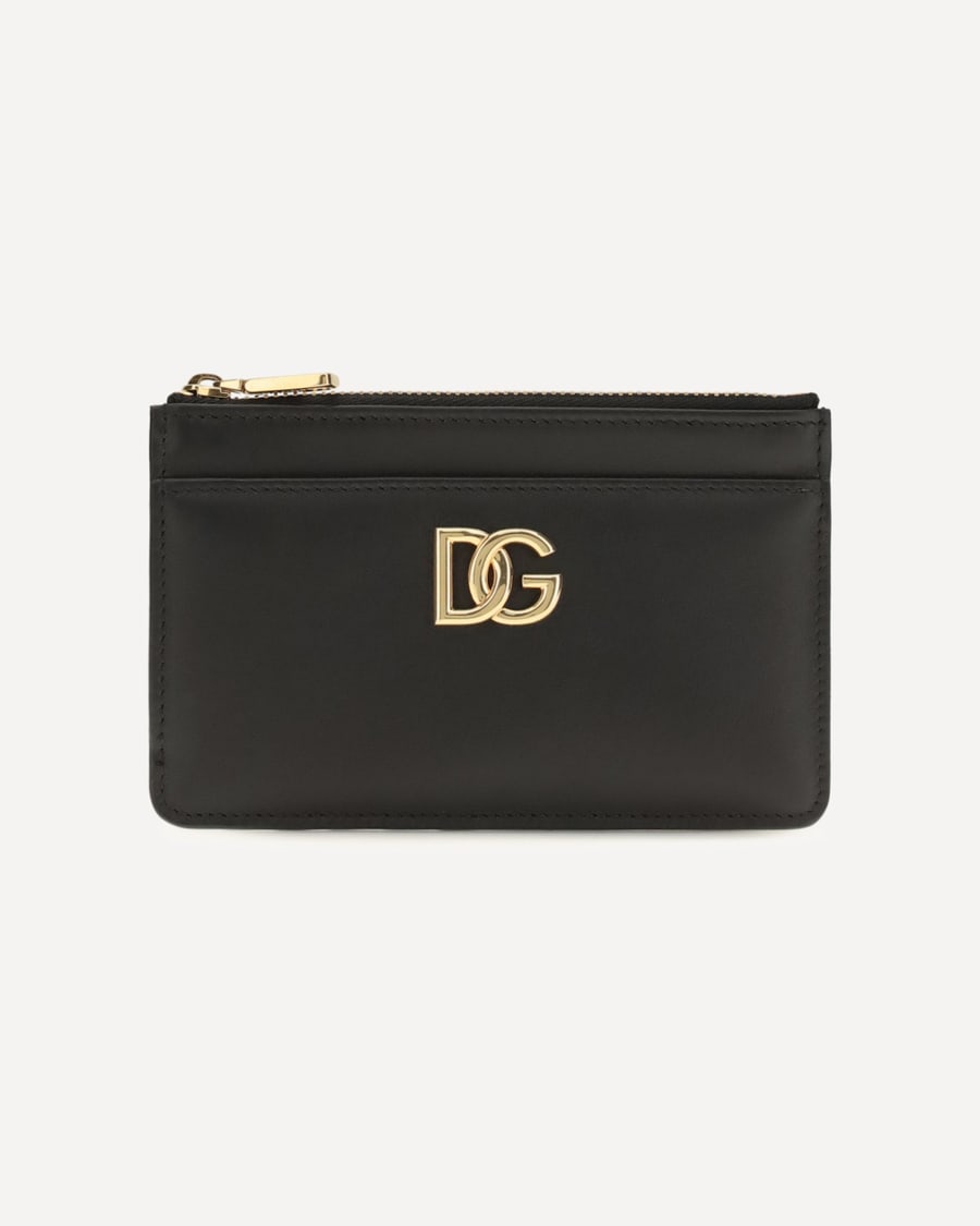 Dolce & Gabbana Leather Card Holder with logo, view 3