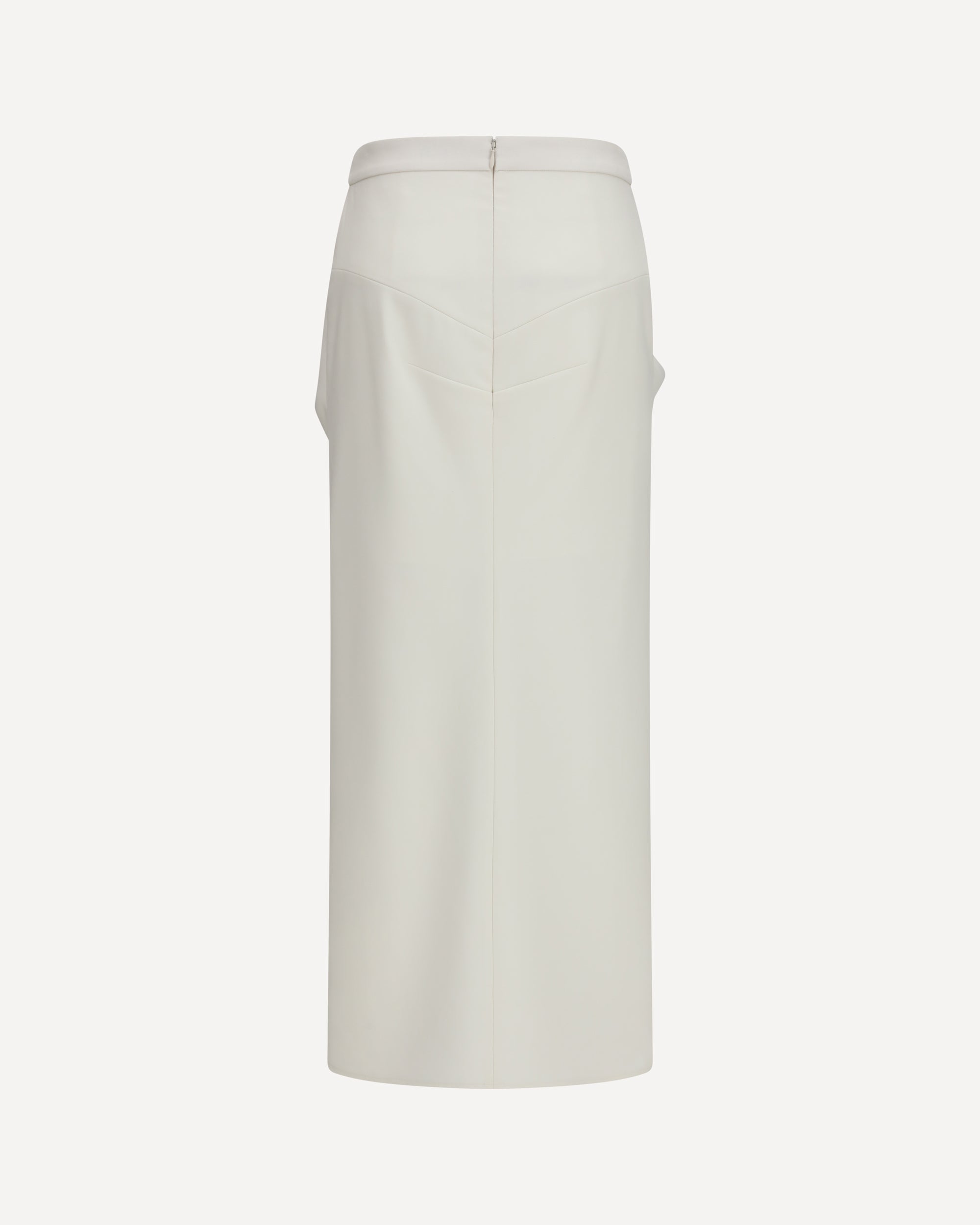Givenchy Long draped wool and mohair Skirt, view 2