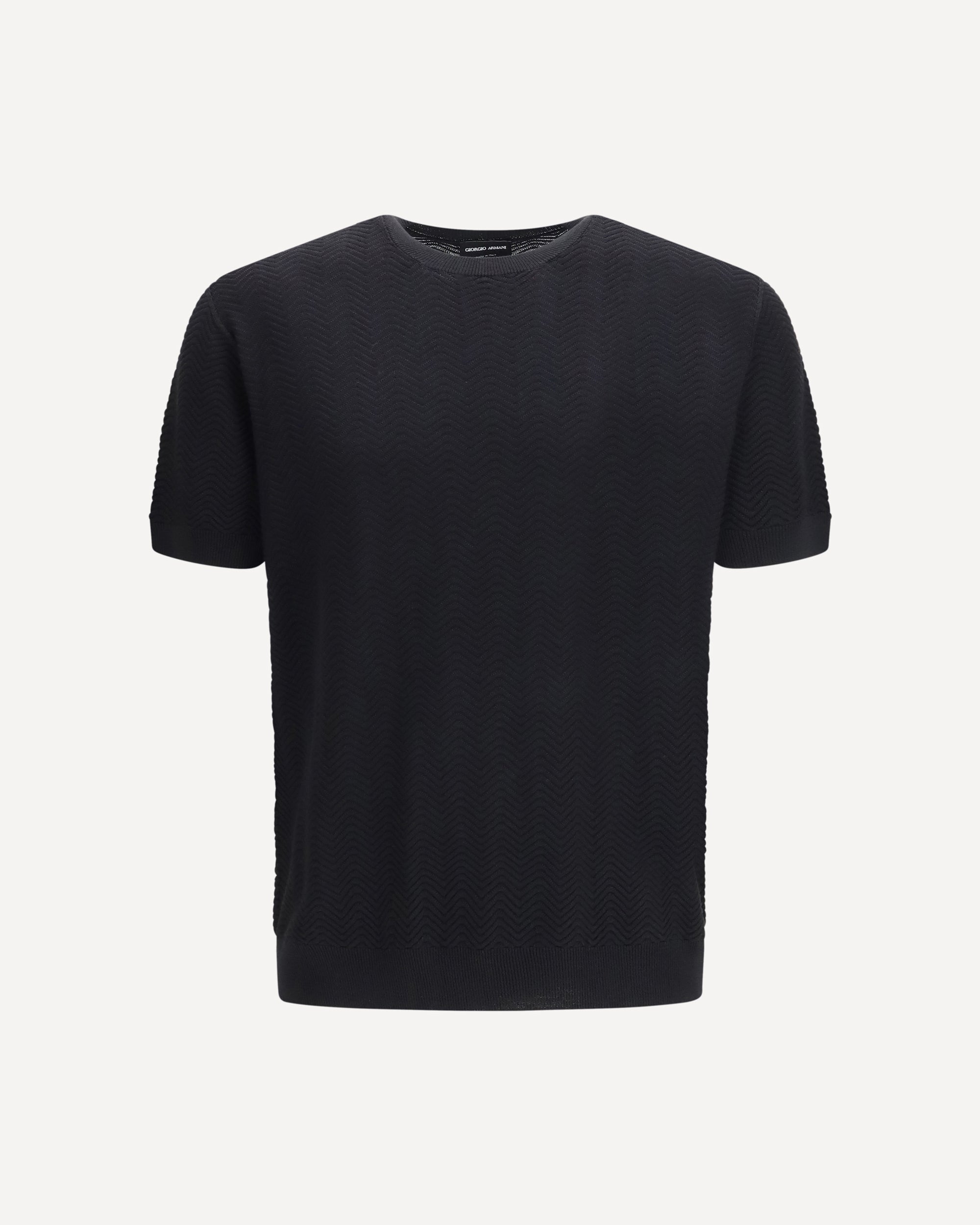 Giorgio Armani Short-sleeved cotton and silk Sweater