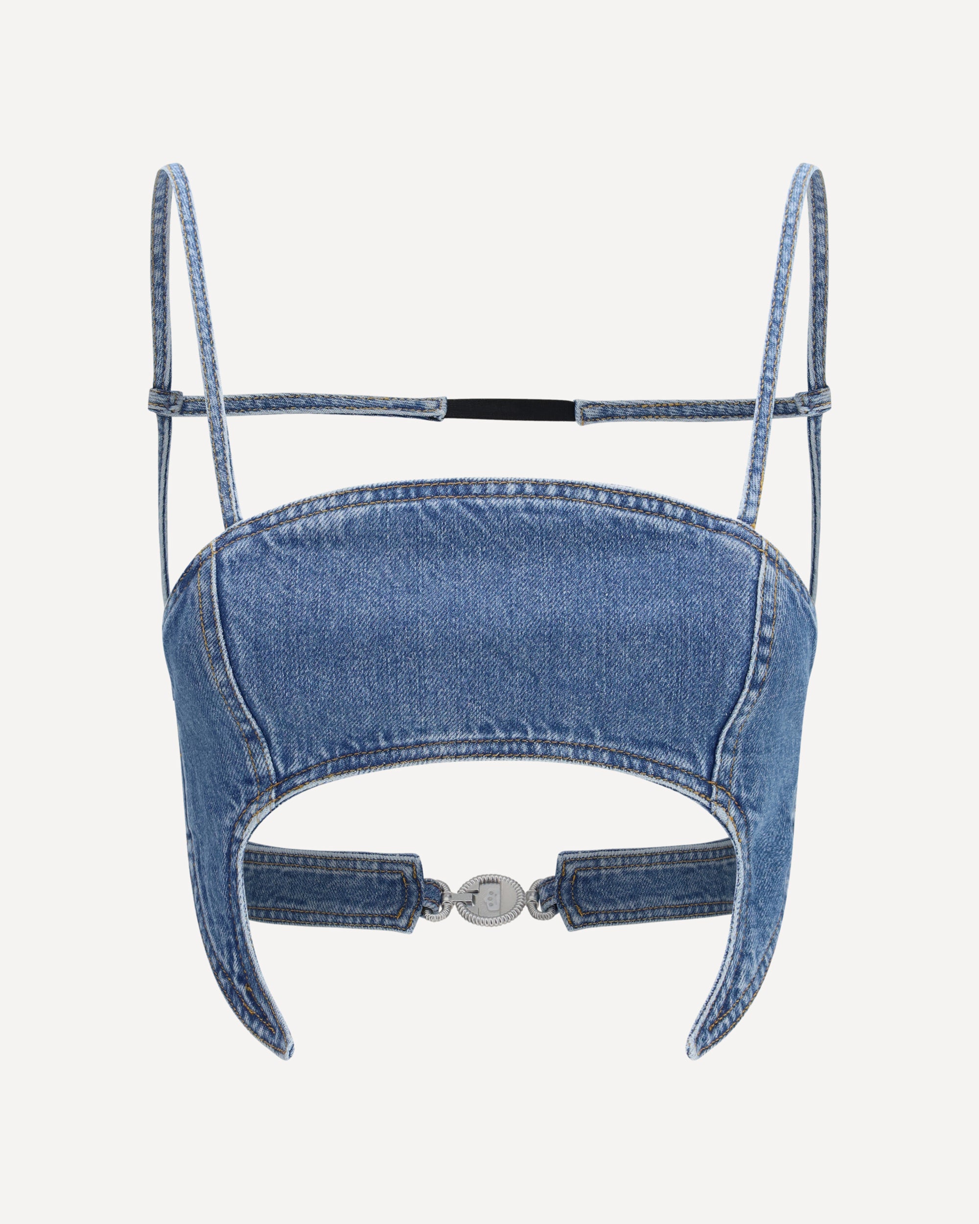 MARINE SERRE Denim Moon Top