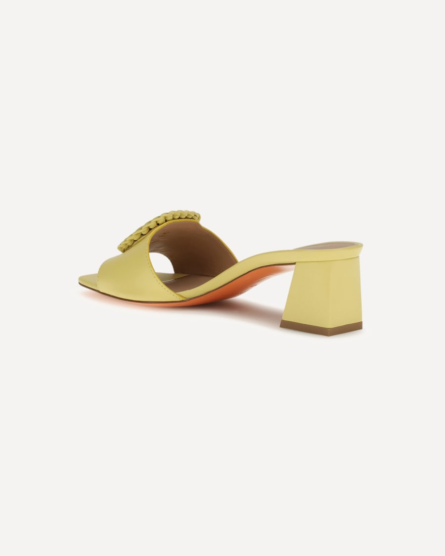 SANTONI Leather Sandals Mules, view 5