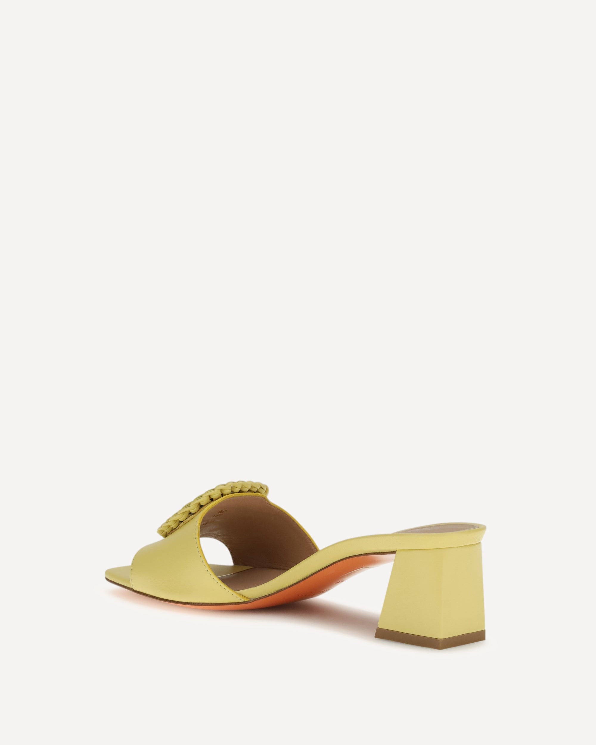 SANTONI Leather Sandals Mules, view 2