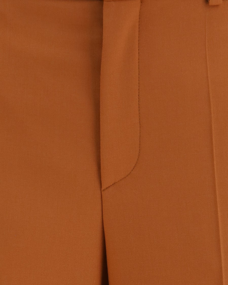 Chloé High-waisted flared cotton Pants, view 5