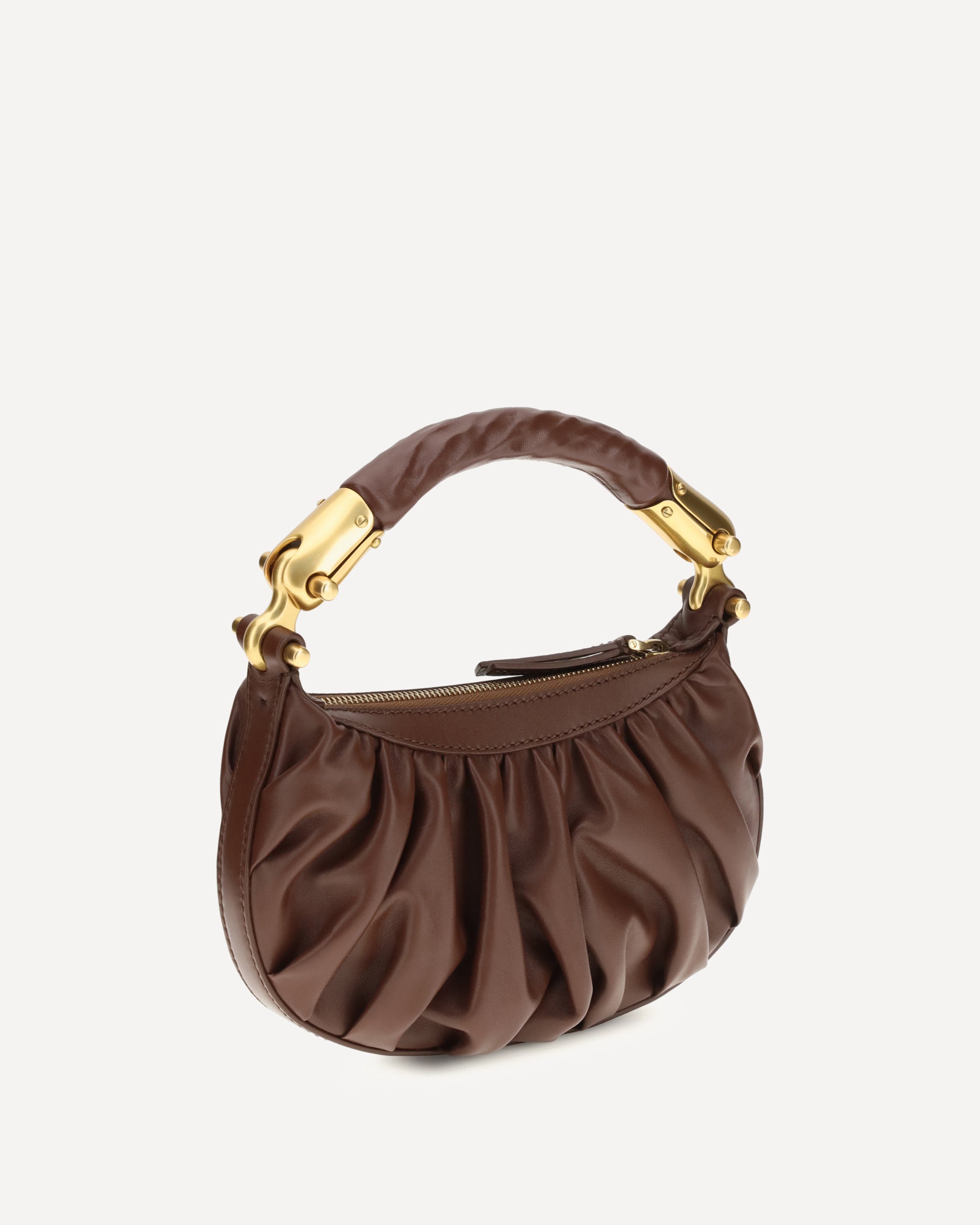 Balmain Ébène mini Bag in calfskin leather, view 2
