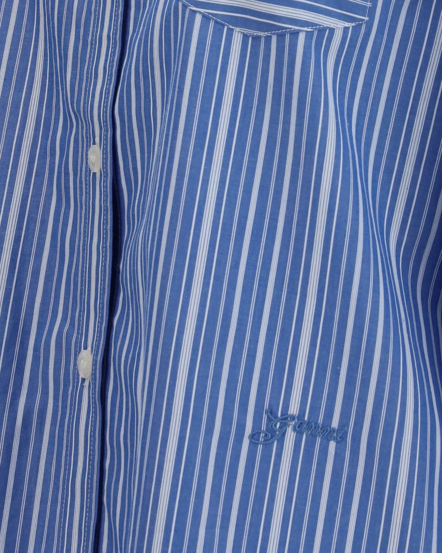 Ganni Striped cotton T-shirt, view 5