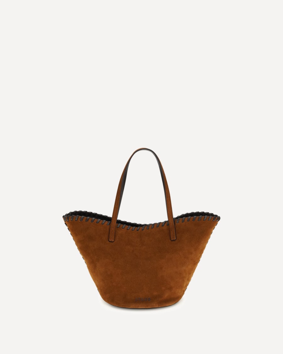 STAUD Suede Caro Handbag