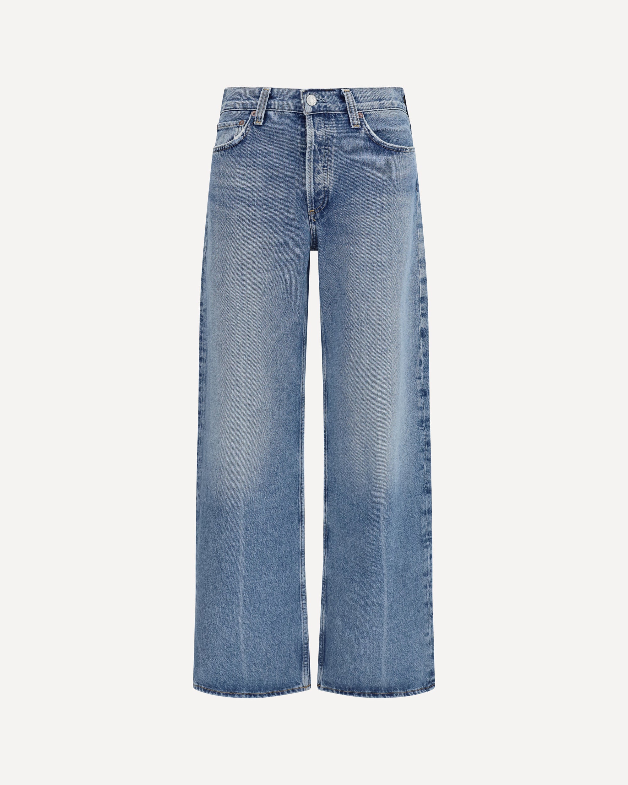 AGOLDE Wide-leg creased Jeans