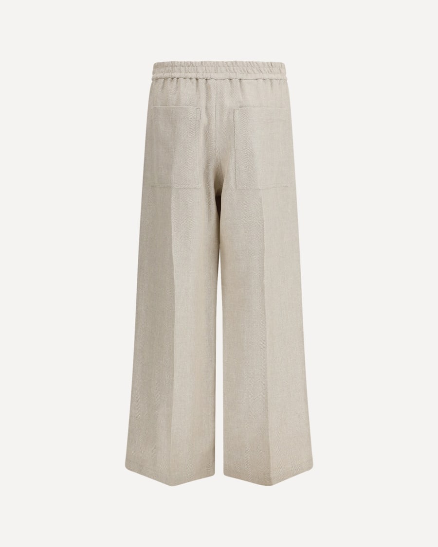 Brunello Cucinelli Elasticated-waistband Pants, view 2
