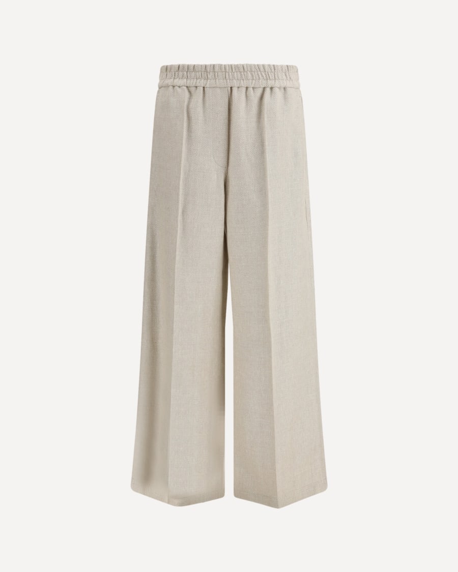 Brunello Cucinelli Elasticated-waistband Pants, view 3